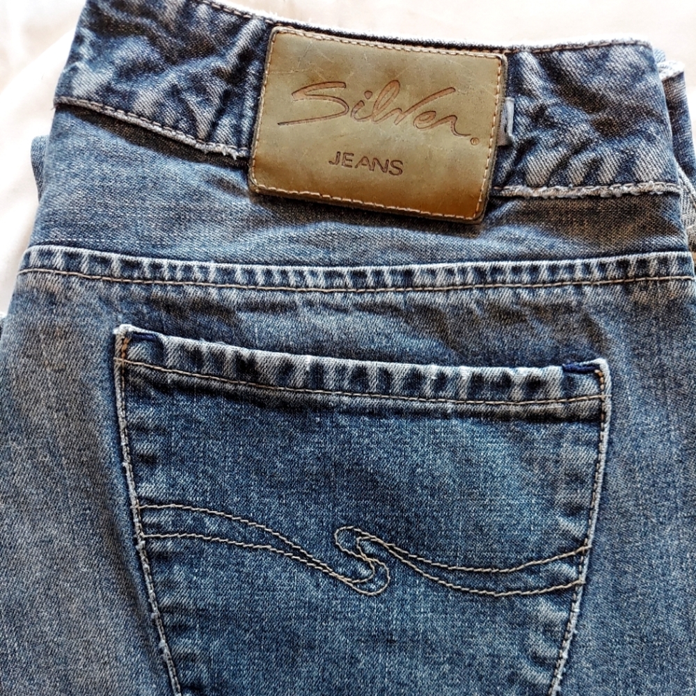 Vintage boot/bell leg Silver jeans size 31/34